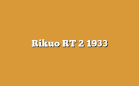 Rikuo RT 2 1933