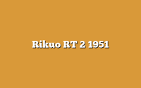 Rikuo RT 2 1951