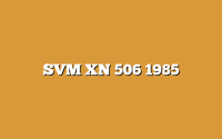 SVM XN 506 1985