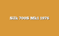 Silk 700S Mk1 1976
