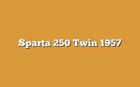 Sparta 250 Twin 1957