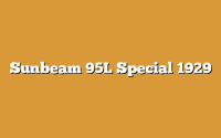 Sunbeam 95L Special 1929