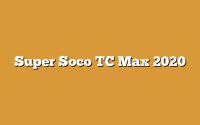 Super Soco TC Max 2020