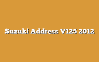 Suzuki Address V125 2012