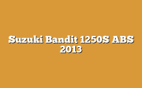 Suzuki Bandit 1250S ABS 2013