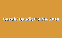 Suzuki Bandit 650SA 2014