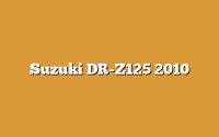 Suzuki DR-Z125 2010