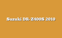 Suzuki DR-Z400S 2010