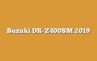 Suzuki DR-Z400SM 2019