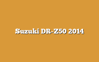 Suzuki DR-Z50 2014