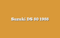 Suzuki DS 80 1988