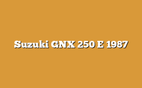 Suzuki GNX 250 E 1987