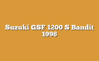 Suzuki GSF 1200 S Bandit 1998