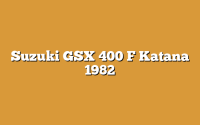 Suzuki GSX 400 F Katana 1982