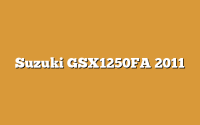 Suzuki GSX1250FA 2011