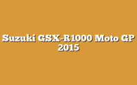 Suzuki GSX-R1000 Moto GP 2015
