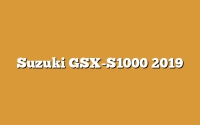 Suzuki GSX-S1000 2019