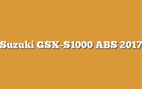 Suzuki GSX-S1000 ABS 2017