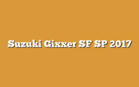 Suzuki Gixxer SF SP 2017