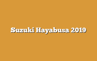 Suzuki Hayabusa 2019