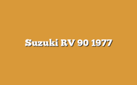 Suzuki RV 90 1977