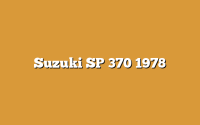 Suzuki SP 370 1978