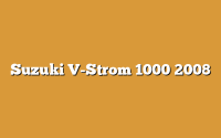 Suzuki V-Strom 1000 2008