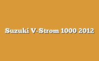 Suzuki V-Strom 1000 2012