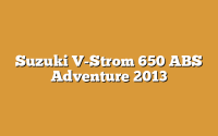 Suzuki V-Strom 650 ABS Adventure 2013