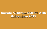 Suzuki V-Strom 650XT ABS Adventure 2015
