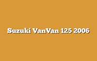 Suzuki VanVan 125 2006