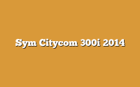 Sym Citycom 300i 2014