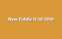 Sym Fiddle II 50 2010