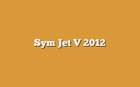 Sym Jet V 2012
